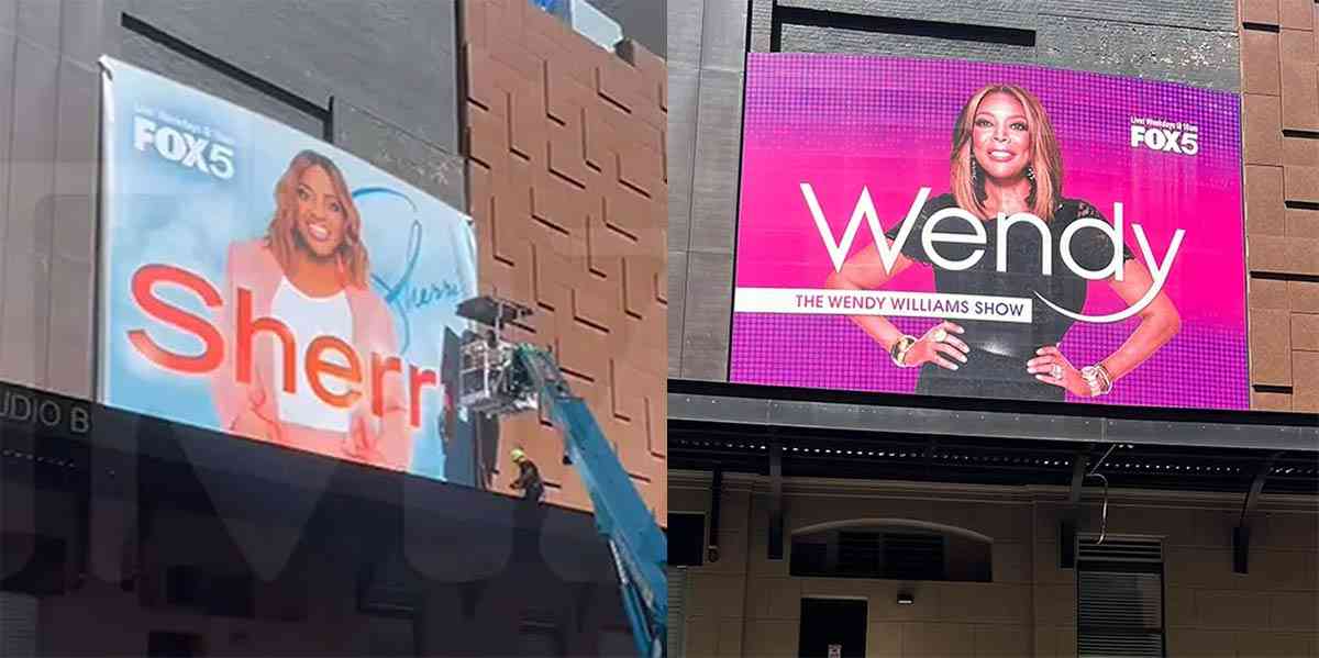 Sherri Shepherd poster replaces Wendy Williams’ billboard ahead of the new show’s premiere